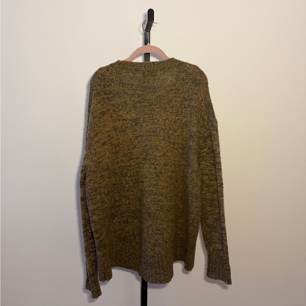 Zara Women's Brown Wool Crewneck Sweater Size S - Picture 3 of 4